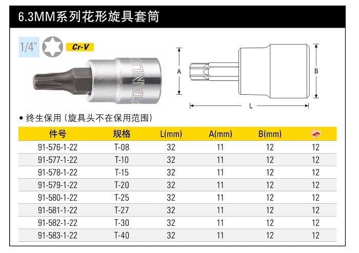 史丹利6.3mm系列花型旋具套筒T25.jpg