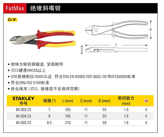 史丹利FatMa3.jpg绝缘斜嘴枪8寸.jpg